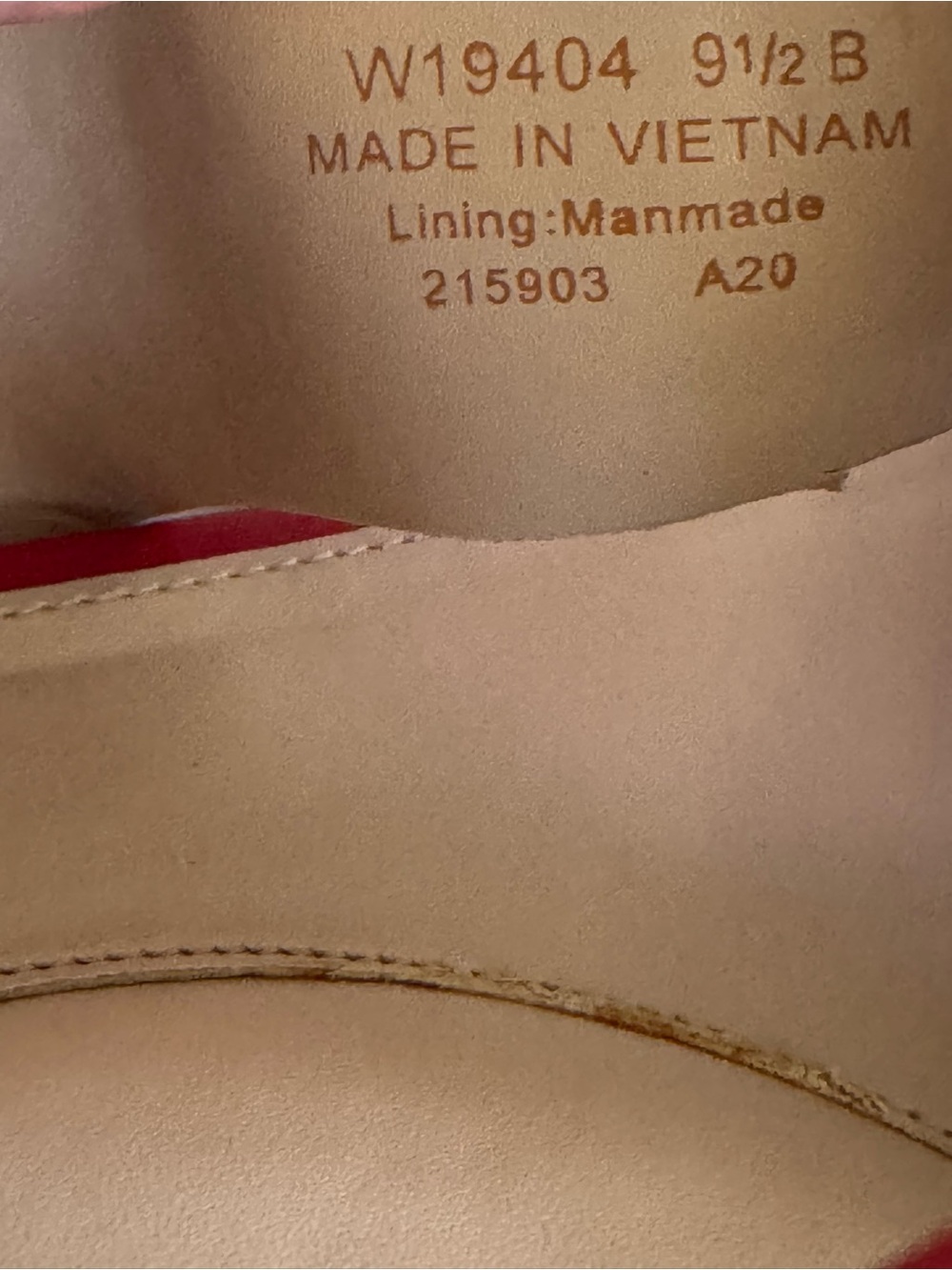 Cole Haan Women’s Red Crisscross Slingback Sandals Size 9.5 NWOT - Picture 9 of 11